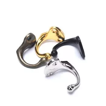 Металлические антикварные настенные дверные крючки для одежды из цинкового сплава для ванной комнаты