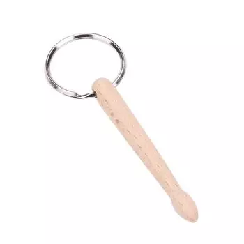 Металлические барабанные палочки брелок деревянные барабанные палочки люверсы профессиональный перкуссионный брелок Single Snare Drumstick