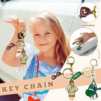 Металлические брелки, кольца для ключей, украшения для сумок One Size