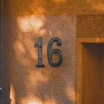 Металлические буквы, цифры, современный номер дома, чугунное украшение, знак на дверь, настенная табличка для кафе своими руками, распродажа WXV