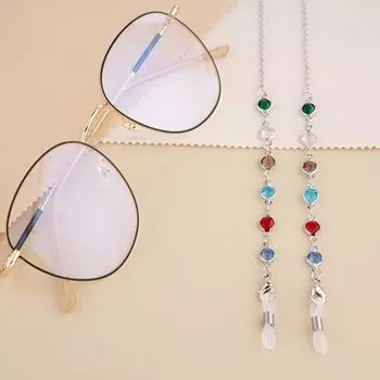 Металлические бусины-цепочки с защитой от потери Цепочка для маски Цепочки для солнцезащитных очков Металлическая цепочка для очков Шнур для очков