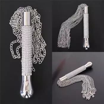 Металлические цепи Бдсм Флоггер игры для взрослых для пар, секс-игрушки фетиша для женщин и людей NONE
