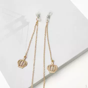 Металлические цепочки для очков унисекс, веревка, держатель для шнура для очков, фиксатор, веревка 75 см, отлично подходит для всех размеров