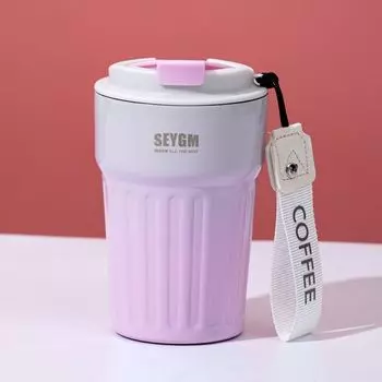 Металлические чашки для воды большой емкости, термостойкая термостойкая чашка, посуда для напитков, чашка для молока, уличная розовый