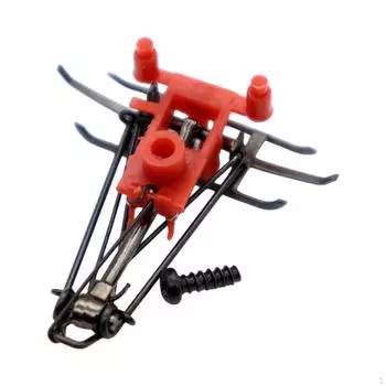 Металлические детали пантографа 1/87 для моделей поездов 2pcs