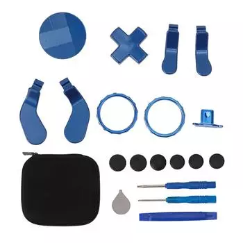 Металлические джойстики Professional 15 в 1 игровой аксессуар для замены Xbox One Elite Series 2 синий