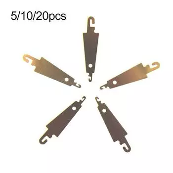 Металлические игольчатые нитевдеватели из нержавеющей стали, хорошая прочность, инструмент для ручного шитья, вышивки 5PCS