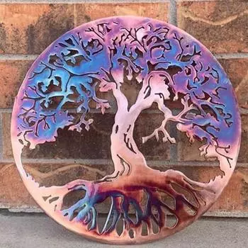 Металлические изделия Древо жизни Кулон Украшение дома Украшение Украшение Крытый кулон 280*280mm