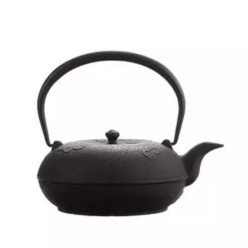 Металлические изделия Nambu Железный чайник Oigen Shinonome Kogiku Прямой огонь, совместимый с IH, сделано в Японии Железный чайник Kogiku Nanbu Oigen Casting 1,0 л H-310