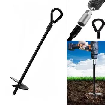 Металлические качели, шнеки, ветрозащитная спираль, крюк для земляных шнеков, простая установка, сарай чёрный