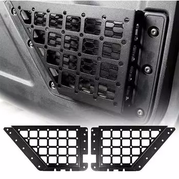 Металлические карманы для хранения на передней двери, органайзер для боковой двери Ford Bronco 2021 2024 2/4-дверные автомобильные аксессуары, украшение интерьера