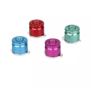 Металлические кнопки-пули для контроллера PlayStation PS3/PS4, 4 шт., разноцветные