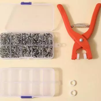 Металлические кнопки Yousheng, кнопки с плоскогубцами для застежек, набор пресс-инструментов, эргономичный дизайн, простота использования, не требующие шитья, кнопки для одежды 100pcs