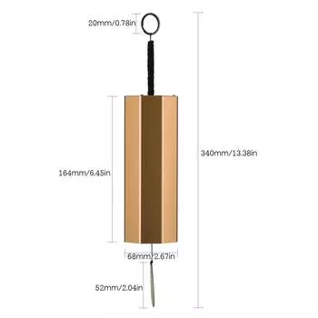 Металлические колокольчики для медитации, колокольчик для медитации, колокольчик для открытого сада, патио, украшение дома в стиле дзен