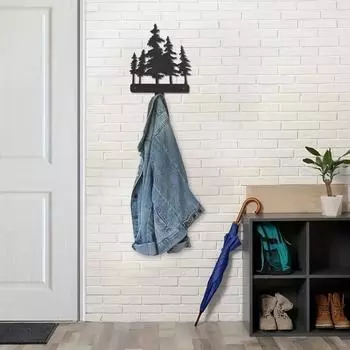 Металлические креативные силуэтные крючки для ключей многоцелевого назначения для одежды, сумок и ключей. Украсьте свою комнату и дом к зиме и Рождеству бронзовый