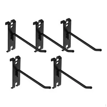 Металлические крючки для организации сетчатой стены silver 10cm