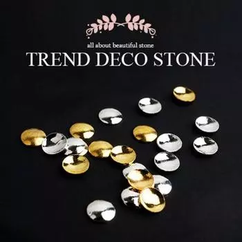 Металлические круглые полушарики Secret M Trend Series-1, 1 шт., 002