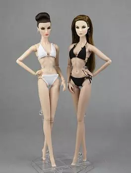 Купальник для куклы Барби белый