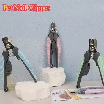 Металлические кусачки для ногтей для домашних животных Большие кошки и собаки Универсальные кусачки для ногтей Товары для ухода за большими собаками Кусачки для ногтей розовый