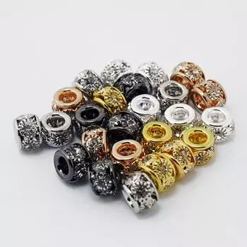 Металлические медные бусины, блестящие кристаллы, очаровательные аксессуары для самостоятельного изготовления, аксессуары для изготовления ювелирных изделий 510mm 2pcs