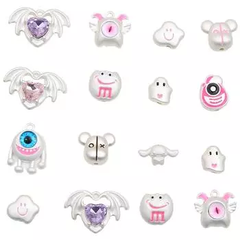 Металлические милые свободные бусины-разделители для изготовления ювелирных изделий DIY Браслет Ожерелье Подвески 15x8mm