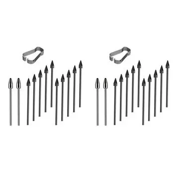 Металлические пластиковые наконечники с зажимом для стилуса для Samsung Tab S22/S23/S24 Ultra S Pen