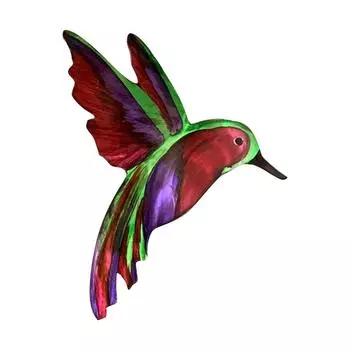 Металлические поделки Колибри Наружные украшения Кулон Ручной Колибри Двор Искусство D