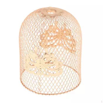 Металлические подвесные светильники, потолочные абажуры, люстра, абажур, ретро-клетка, защита для