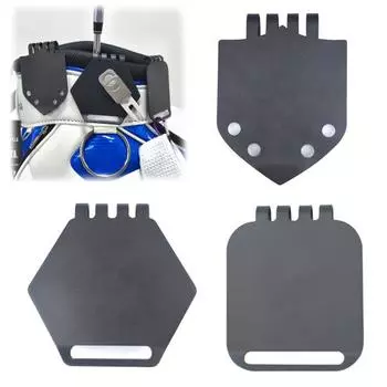 Металлические посадочные площадки для сумок для гольфа Стальной зажим для магнитных принадлежностей для гольфа Дальномерное полотенце Органайзер для сумок для гольфа для мужчин и женщин A