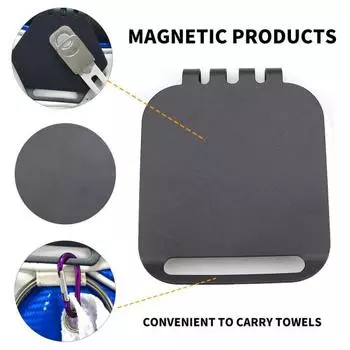 Металлические посадочные площадки для сумок для гольфа Стальной зажим для магнитных принадлежностей для гольфа Дальномерное полотенце Органайзер для сумок для гольфа для мужчин и женщин A