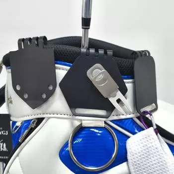 Металлические приземляющиеся площадки для сумок для гольфа Стальной зажим для сумок для магнитных аксессуаров для гольфа A