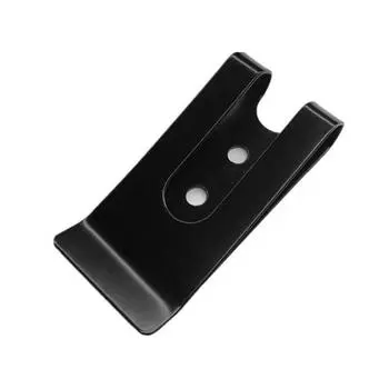 Металлические пряжки для поясного ремня, зажим для ножен, застежка для кармана, крючок для ключей (черный)