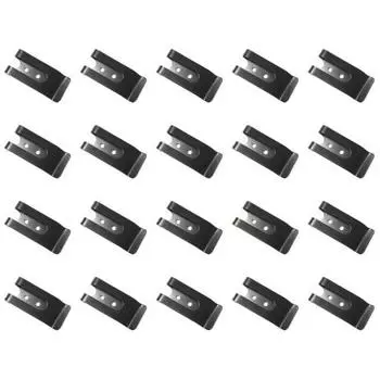 Металлические пряжки для поясного ремня, зажим для ножен, застежка для кармана, крючок для ключей (черный)