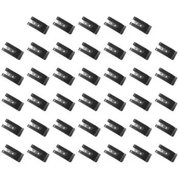 Металлические пряжки для поясного ремня, зажим для ножен, застежка для кармана, крючок для ключей (черный)