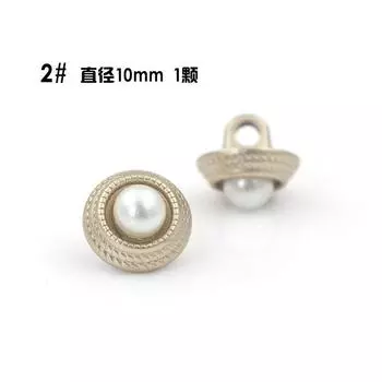 Металлические пуговицы-точки, масляные пуговицы, пуговицы для рубашек, пуговицы для женского вязаного свитера, пуговицы для детского свитера 2 #* 16L = 10.0 MM * Round