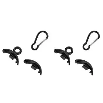 - Металлические разъемы для ремешка для часов Mi Band 8 (2шт черный с карабином)