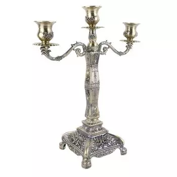 Металлические ручки канделябры Европейский стиль ретро подсвечник романтический подсвечник украшение для three heads бронзовый