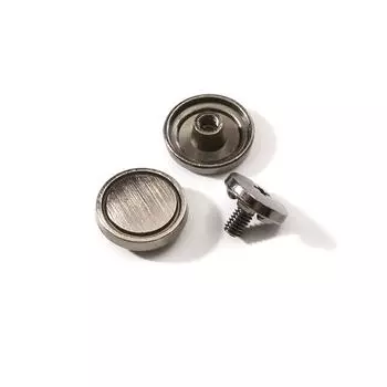 Металлические сандалии, заклепочные пряжки, тапочки, аксессуары на пуговицах, мужская пляжная обувь, пряжки-гвоздики, потайные пуговицы без швов, фиксированные пряжки. 1 #* 13mm [2pcs] * Round