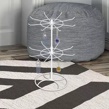 Металлические серьги, вращающийся держатель для ювелирных изделий, подставка для ювелирных изделий, держатель для ювелирных изделий, корейский витринный стенд чёрный