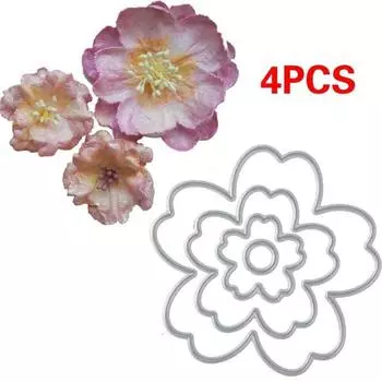 Металлические штампы, цветы, трафареты, сделай сам, скрапбукинг, высечки, альбом, бумажные карты, декор