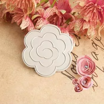 Металлические штампы DIY Скрапбукинг альбом цветок декоративное тиснение папка костюм бумажные карты умирают серебряный
