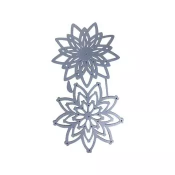 Металлические штампы для цветов для изготовления карточек, прочные и подробные трафареты для тиснения, скрапбукинг, вырубные штампы