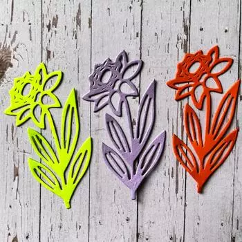 Металлические штампы для резки подсолнуха, DIY ремесло, шаблон для тиснения из углеродистой стали, трафарет для скрапбукинга, форма для высечки карт