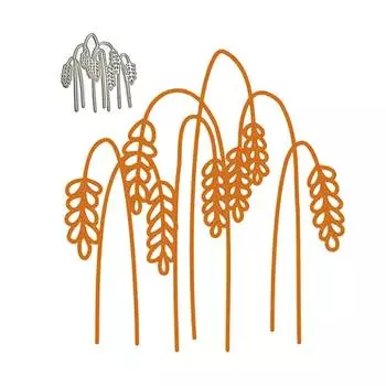 Металлические штампы для резки пшеницы, DIY ремесло, шаблон для тиснения из углеродистой стали, трафарет для скрапбукинга, форма для высечки карт