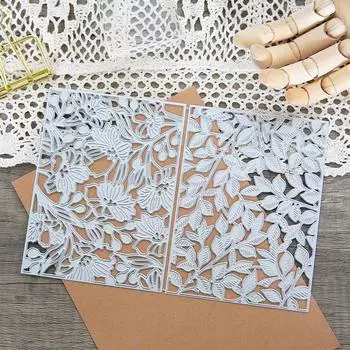 Металлические штампы Рамочные штампы Трафареты для резки Шаблоны для тиснения для самостоятельного изготовления кардных изделий Скрапбукинг