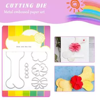 Металлические штампы Собака скрапбукинг обложка альбома бумажные открытки инструмент для изготовления ножей форма для поделок высечка One Size серебряный