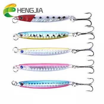 Металлические свинцовые приманки HENGJIA для тонущих окуня рыболовных приманок, твердая приманка воблера 0,5 унции/2,75 дюйма