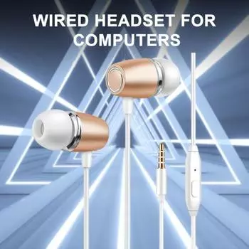 Металлические тяжелые басы вкладыши с микрофоном HIFI звук водонепроницаемые шумоподавляющие 3,5 мм проводные наушники серебряный