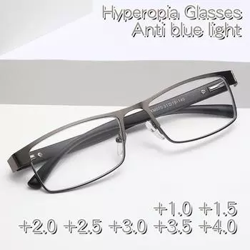 Металлические винтажные очки для чтения унисекс, новые антисиние очки для пресбиопии для пожилых людей, модные оптические очки для пресбиопии 1