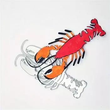 Металлические высечки лобстера для DIY Скрапбукинг Альбом Мультфильм Скрапбукинг Ремесло Die